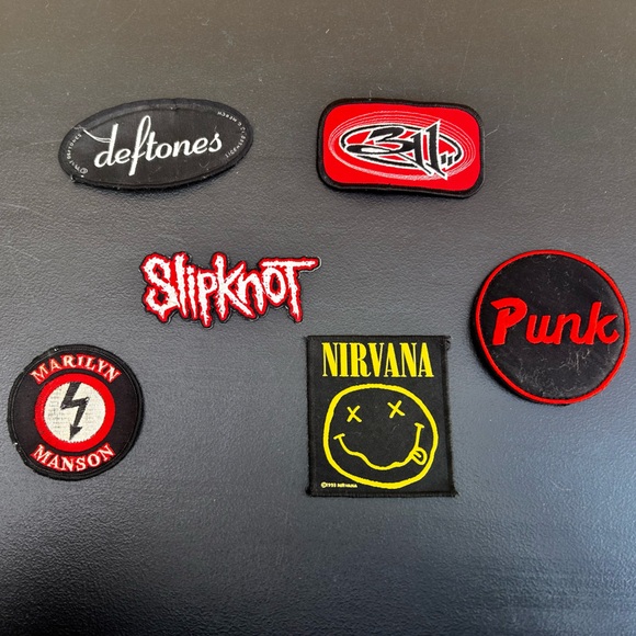 Hot Topic Other - Vintage band patches